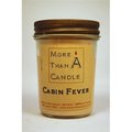 More Than A Candle More Than A Candle CBF8J 8 oz Jelly Jar Soy Candle; Cabin Fever CBF8J